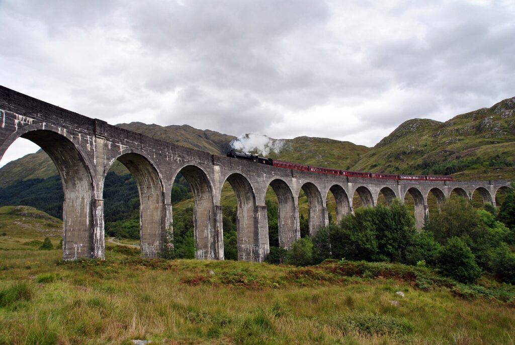 Harry Potter Zug in Schottland